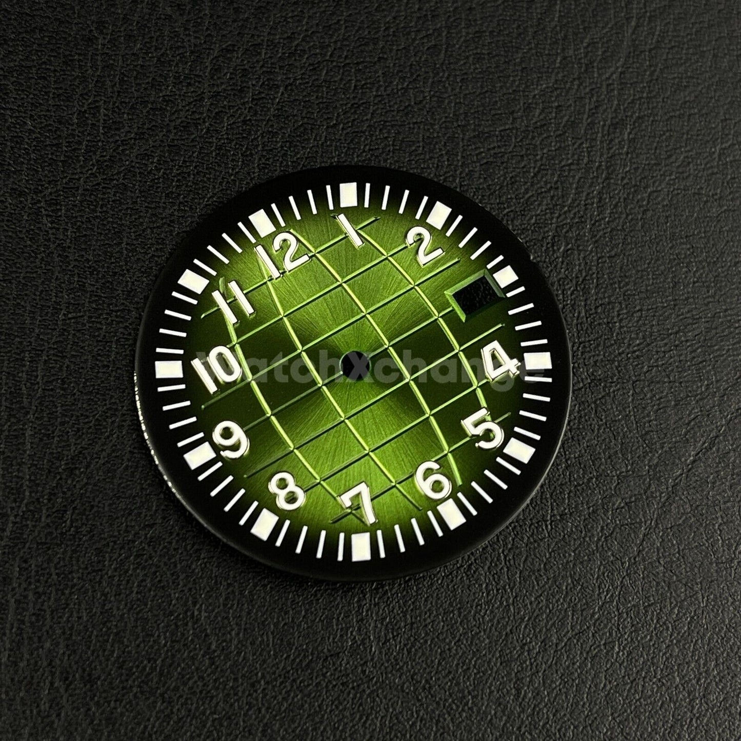 32mm Green Black Watch Dial for SEIKO NH35/NH36/4R/7S Watch Movement Parts
