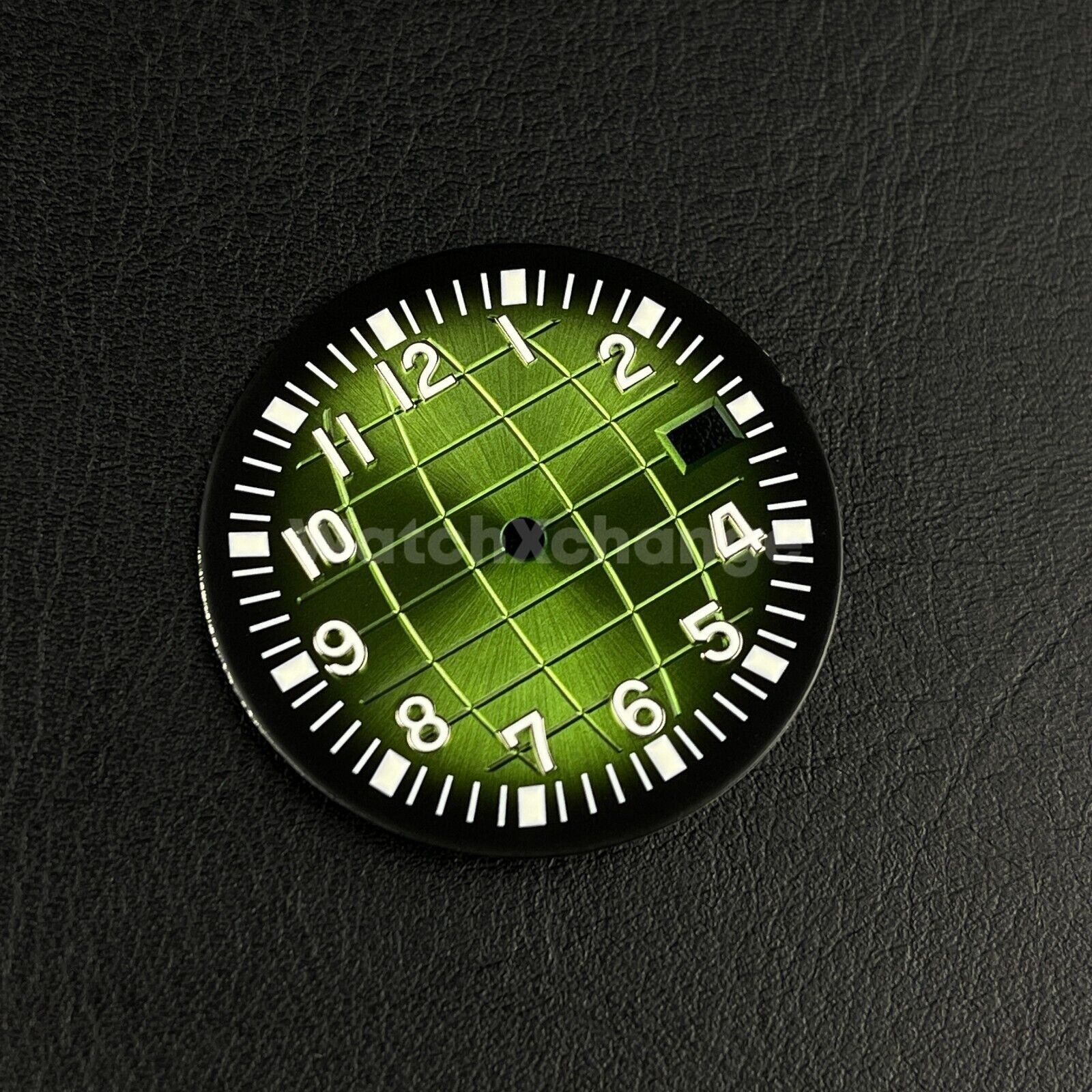 32mm Green Black Watch Dial for SEIKO NH35/NH36/4R/7S Watch Movement Parts