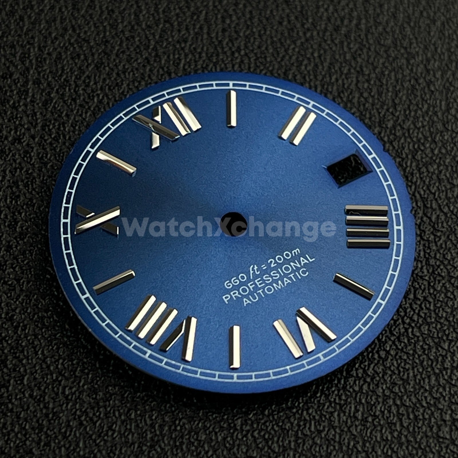 28.5mm Blue Roman Numeral Watch Dial for SEIKO NH35 4R35 Movements