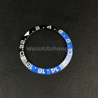 Ceramic Bezel insert 38mm Black Blue Rolex GMT Seiko SKX SRPD Batman Batgirl