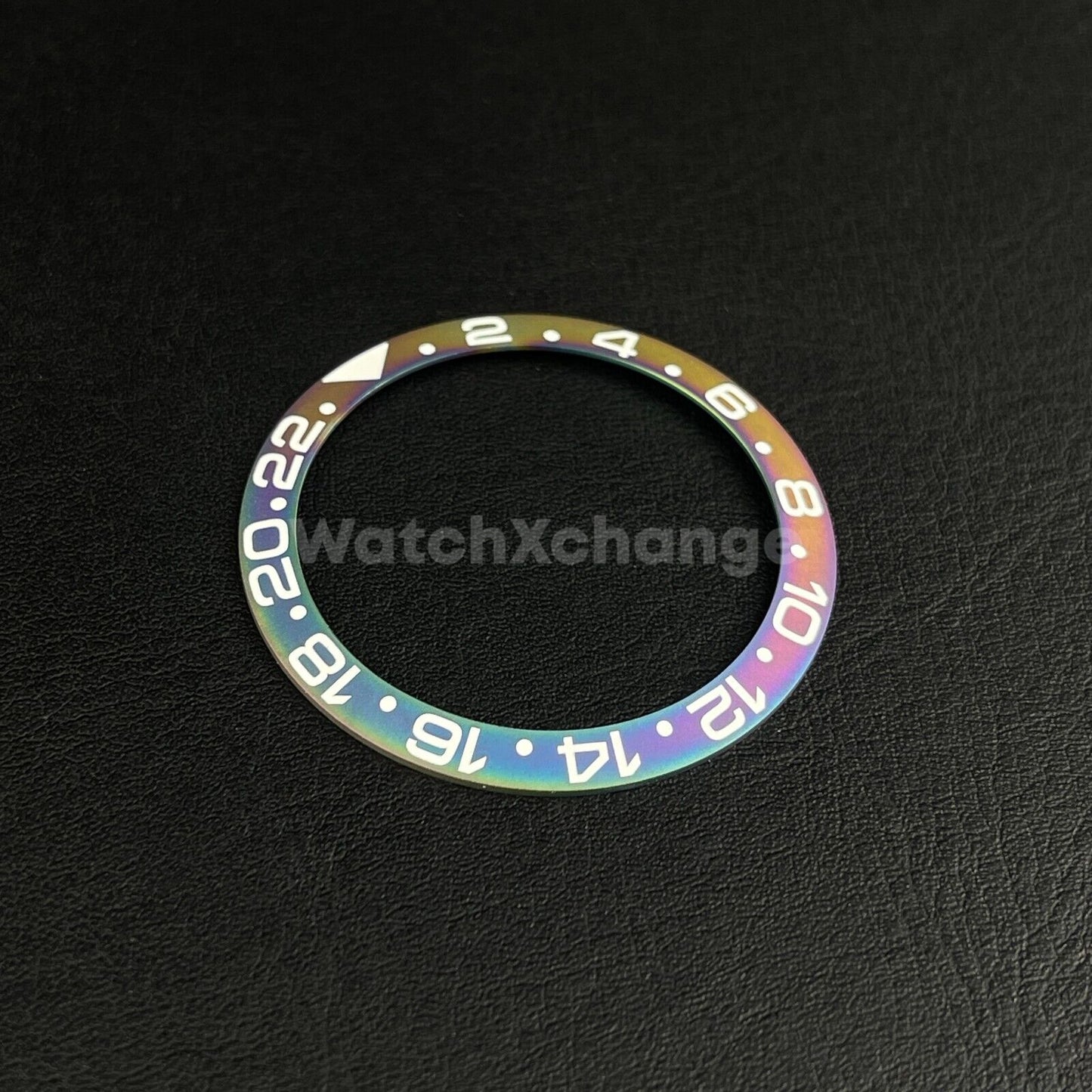 38mm Aluminium Bezel insert Aurora Rainbow & White For Rolex Seiko SKX SRPD