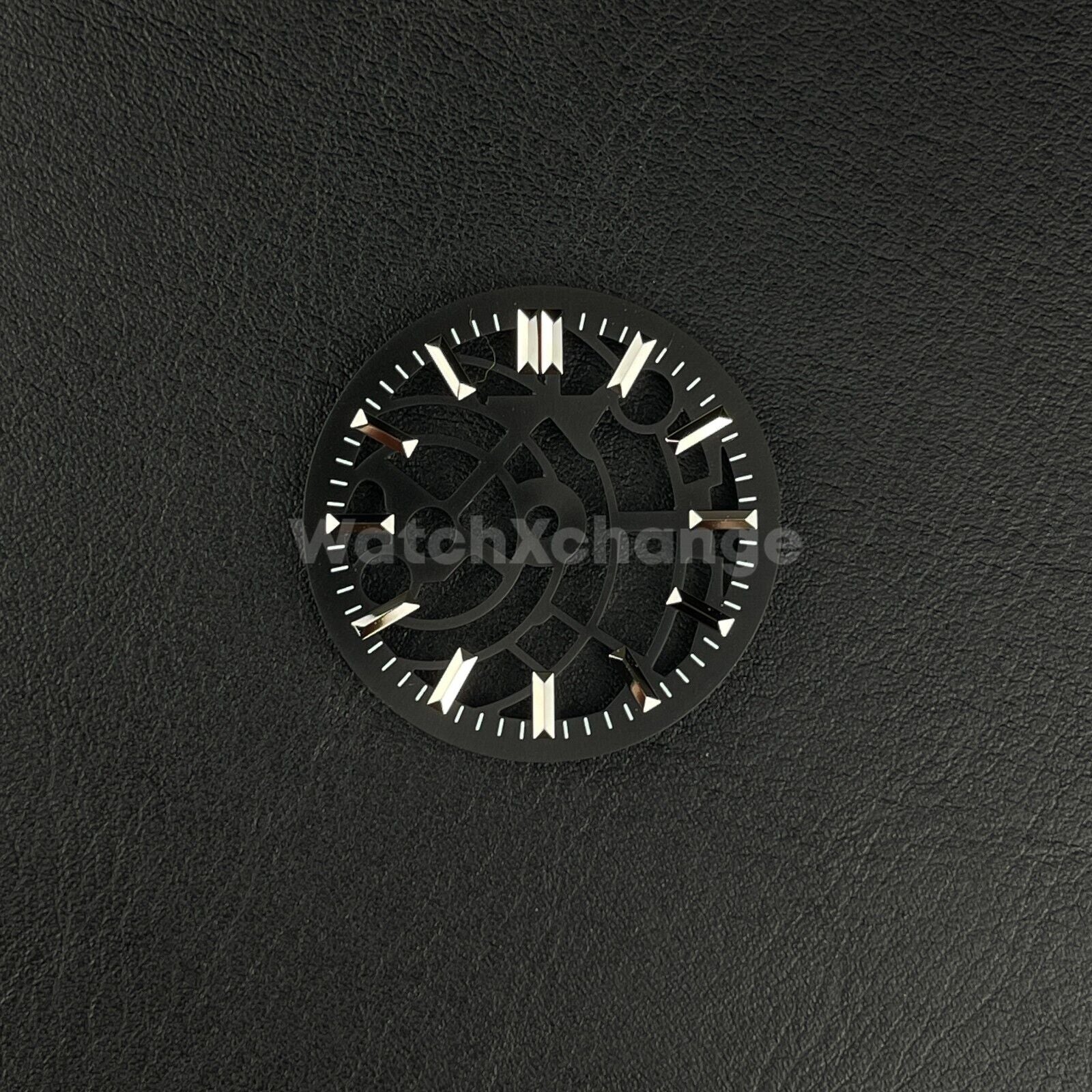 Black 29mm Skeleton Dial Face Fit For NH35 NH36 NH70 NH72 Movement Watch Part