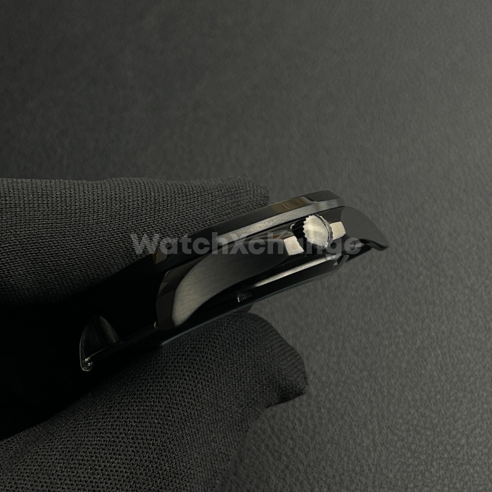 40mm Black Stainless Steel Watch Case For Japanese NH35 NH36 NH38