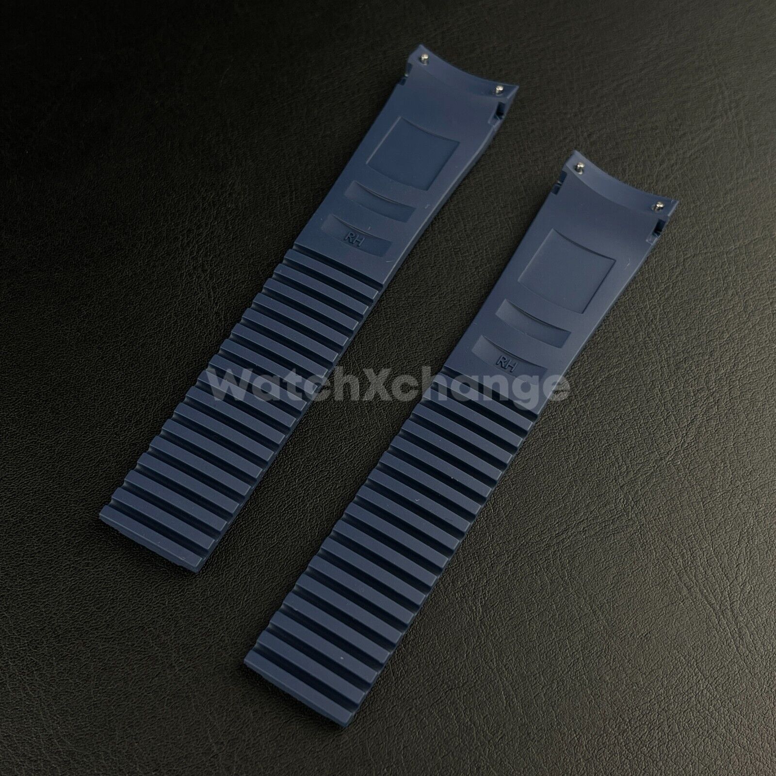 Blue 21mm Silicone Watchband For Patek Philippe Aquanaut Grenade 5164 5167