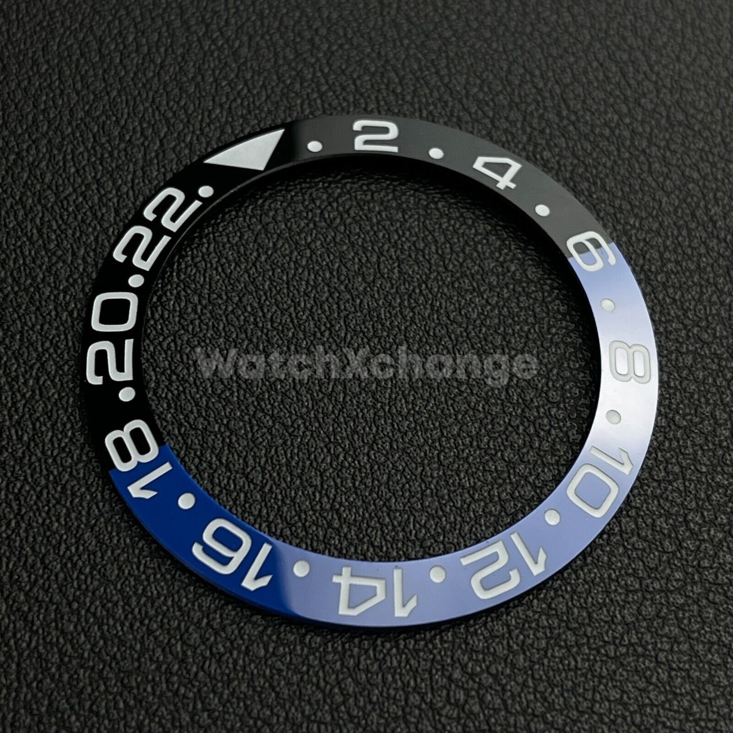 Black & Blue Batman Style Bezel Insert 40mm for Rolex Seiko SKX SRPD Omega