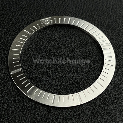 41mm Silver Stainless Steel Bezel Insert Seiko King Prospex Samurai SRPF