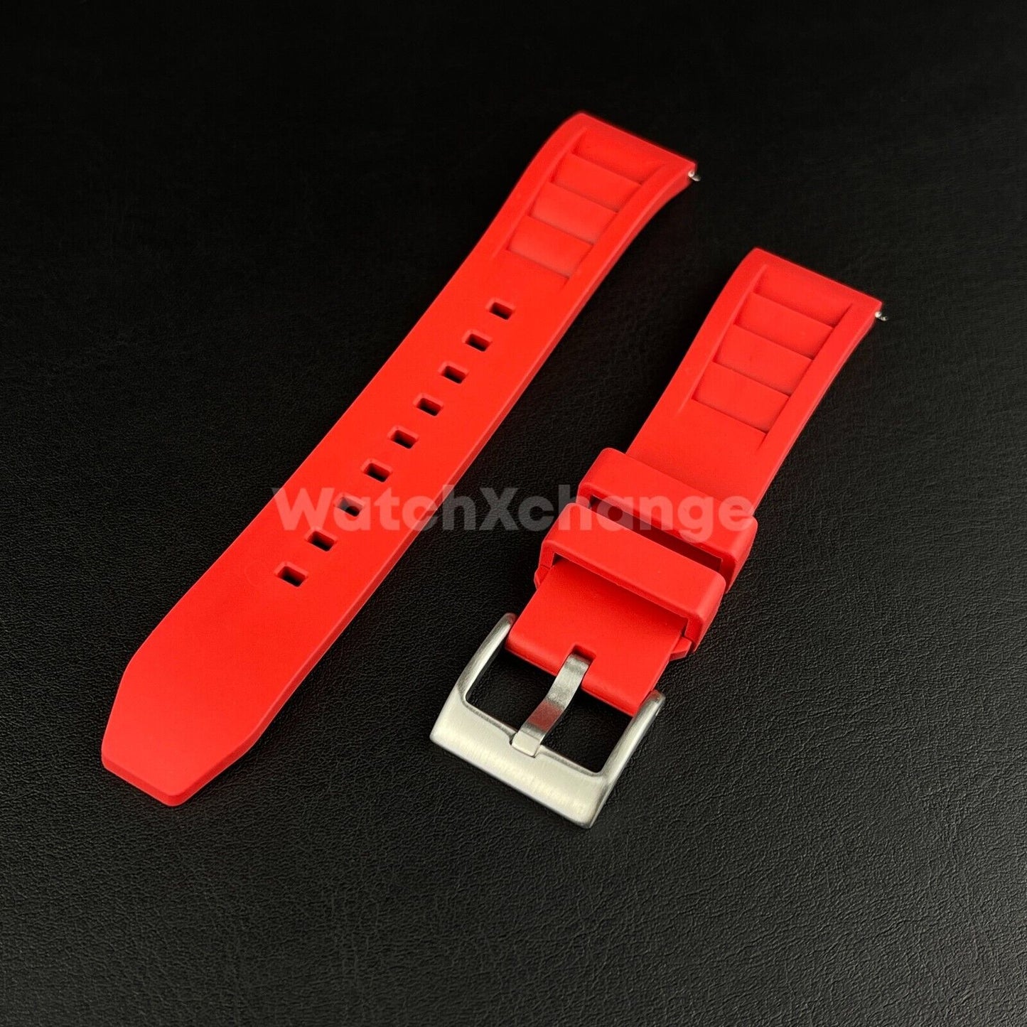 Premium FKM Rubber Watch Strap Band 20mm Quick Release Pin Various Colours