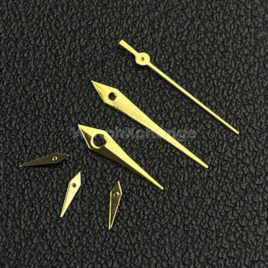 DEFECTIVE Gold 6 Hand Watch Hands Set for PE50 PE90 PE60 PE70 PE80 Movement