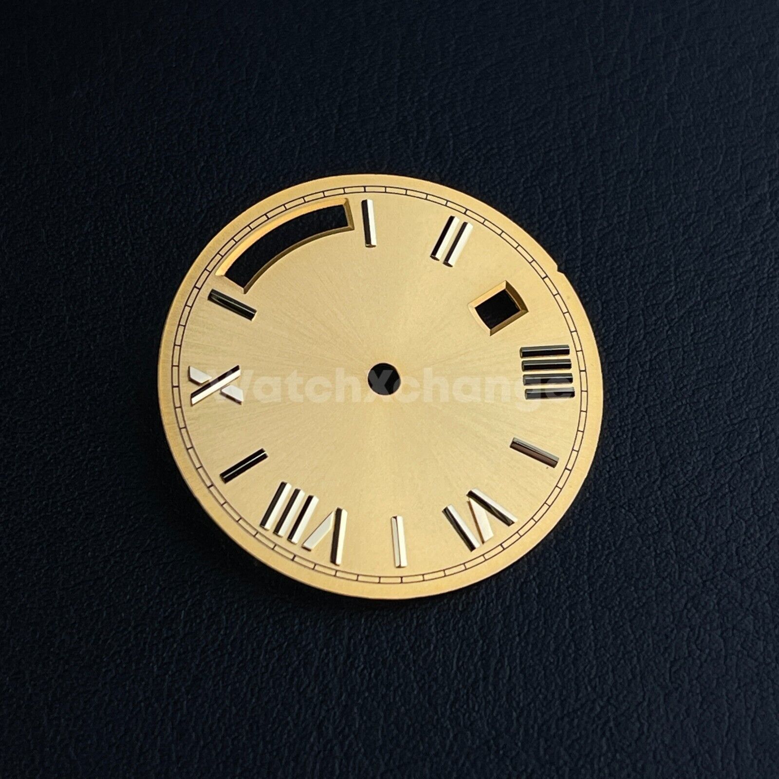 28.5mm Gold Watch Dial Replacement for Seagull ST16 Movement Parts Roman Numeral