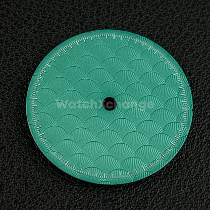 28.5mm Turquoise Shell Texture Watch Dial Face for SEIKO NH35 NH36 Movements