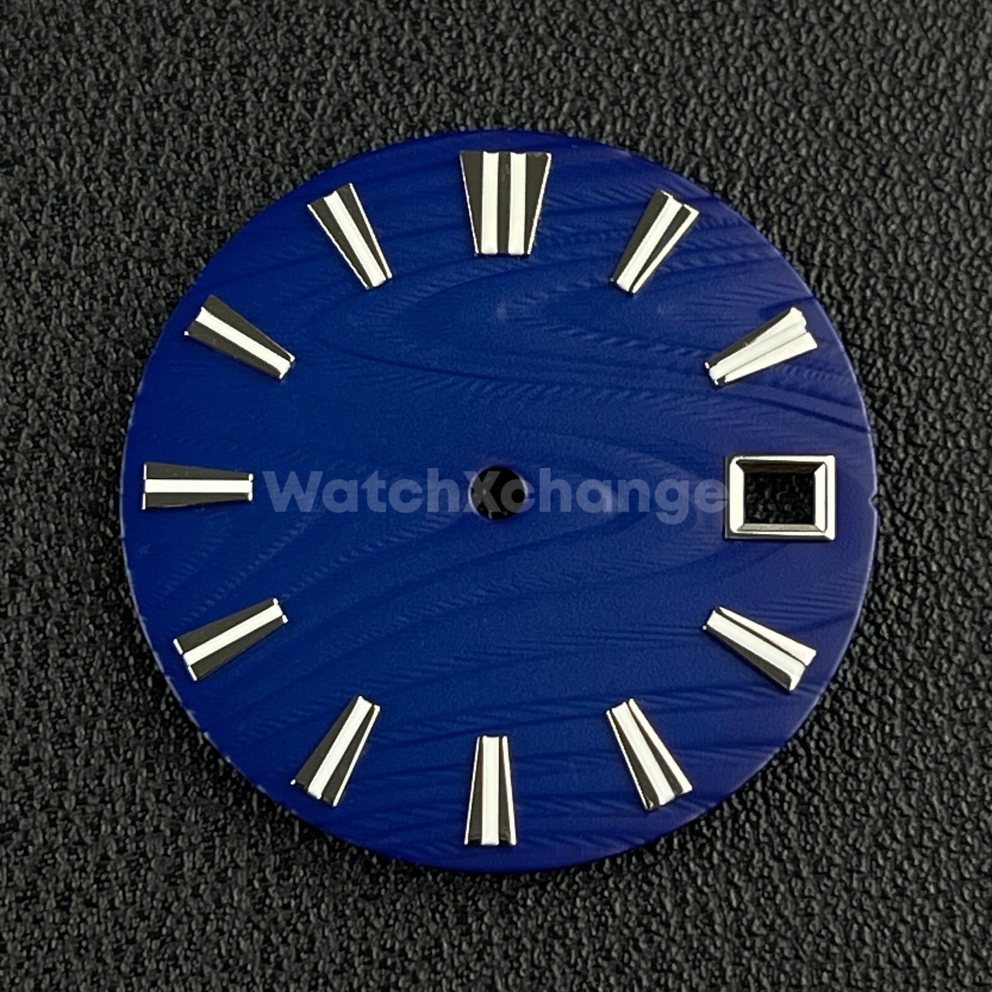28.5mm Blue Wood Texture Watch Dial Face for Seiko NH35 NH36 Movement