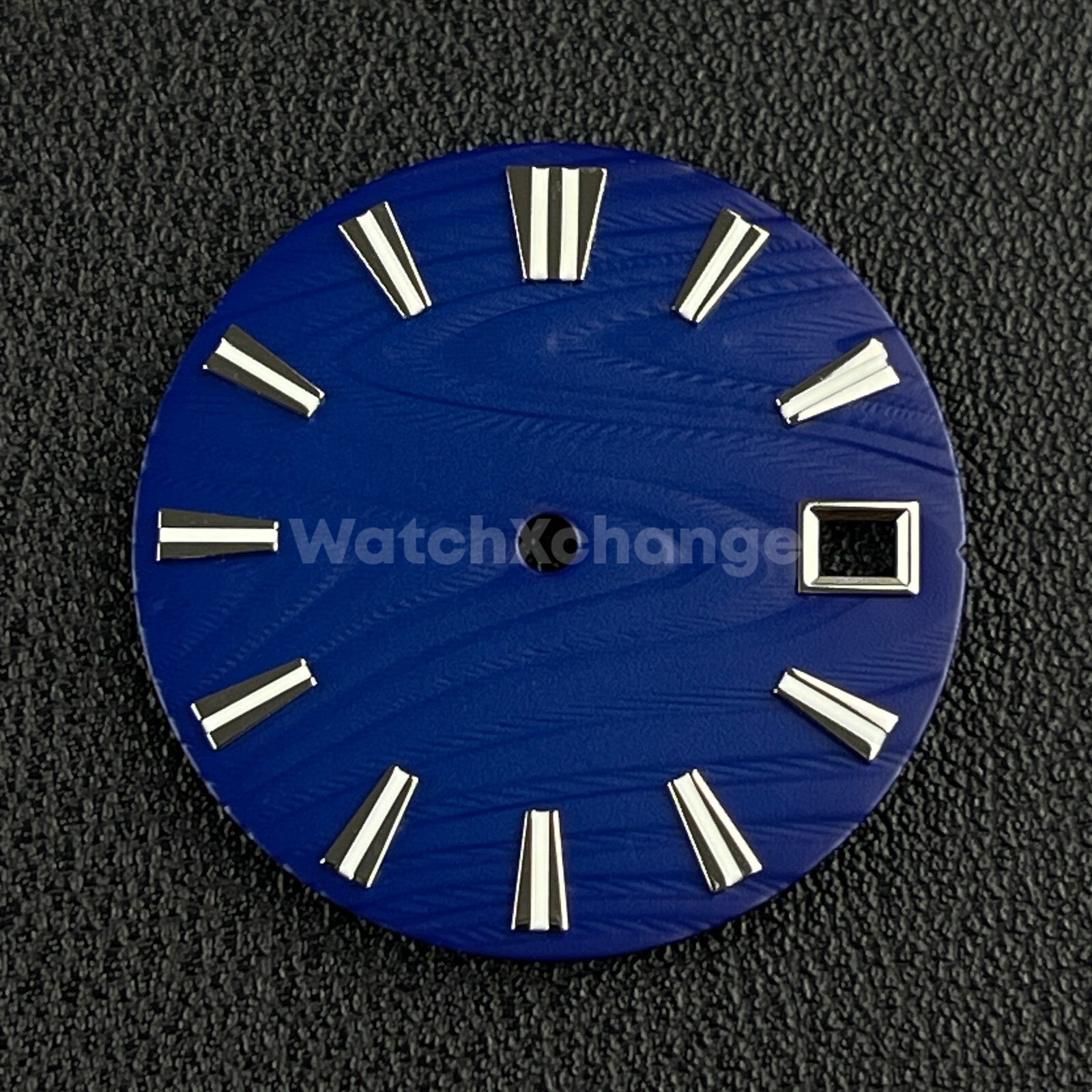 28.5mm Blue Wood Texture Watch Dial Face for Seiko NH35 NH36 Movement