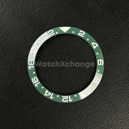 Ceramic Bezel insert 38mm Green Rolex GMT Seiko SKX SRPD Hulk