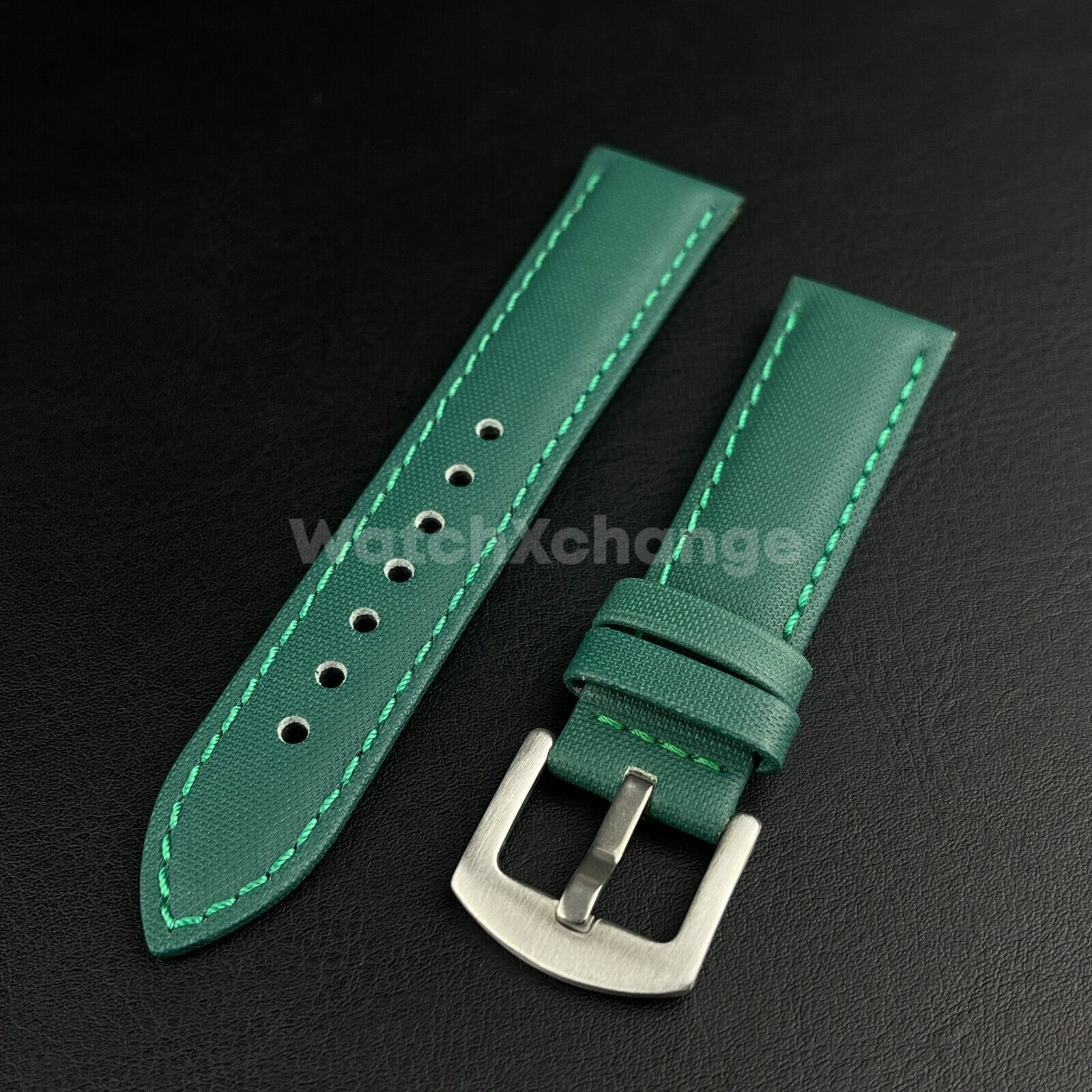 Green Nylon Strap fit Tag Heuer Monaco Carrera Formula 1 Watch 20mm 22mm