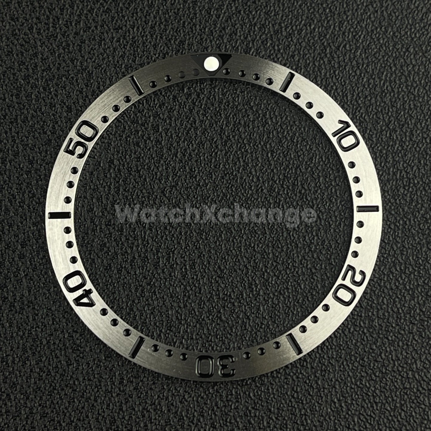 Silver 38mm Flat Aluminium Bezel Insert For Diver Watch Seiko Mod SKX SRPD