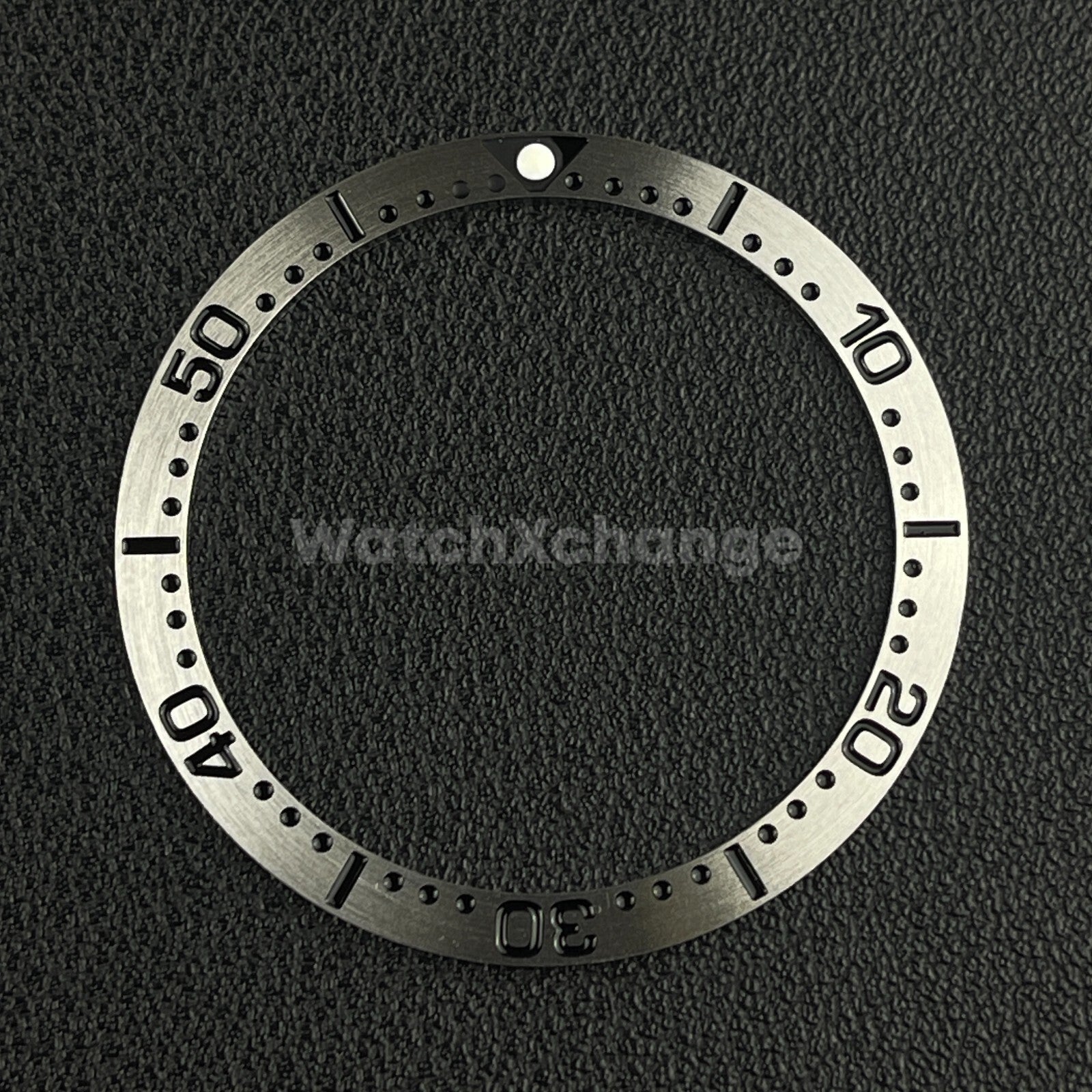 Silver 38mm Flat Aluminium Bezel Insert For Diver Watch Seiko Mod SKX SRPD