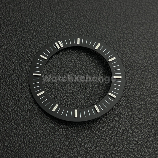 Black 31mm Skeleton Dial Face Fit For NH35 NH36 NH70 Movement Watch Part