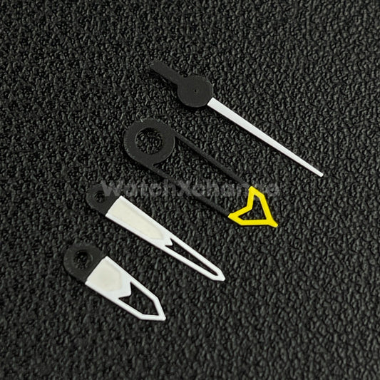 Black & White Watch Hands For SEIKO NH34 NH35/36 Movements Yellow GMT