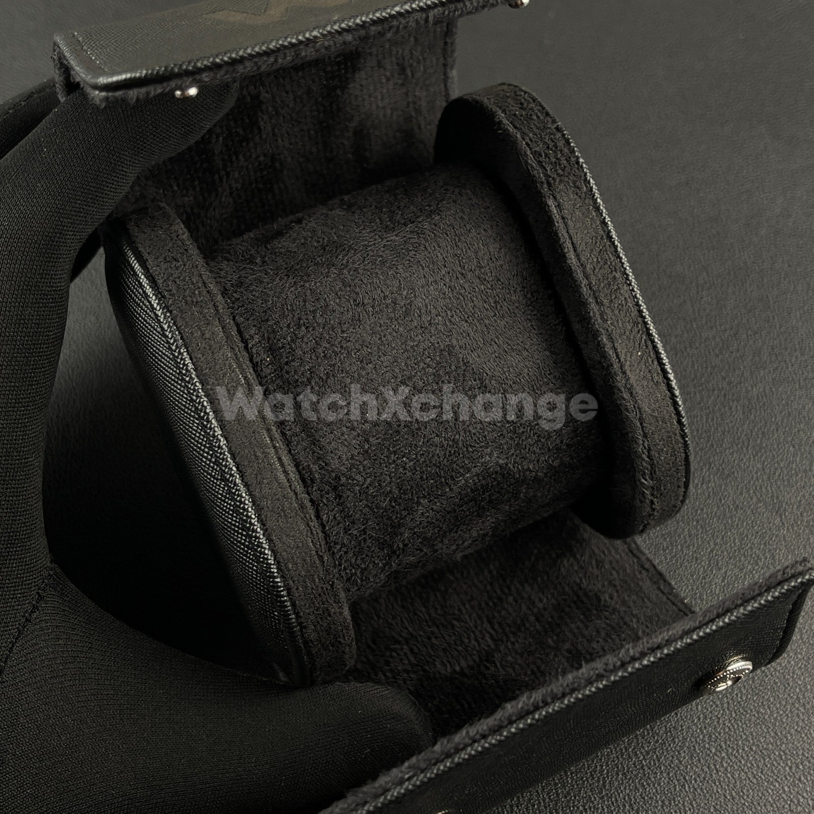 Black Luxury Watch Storage Case Portable Travel Leather Watch Handmade Case