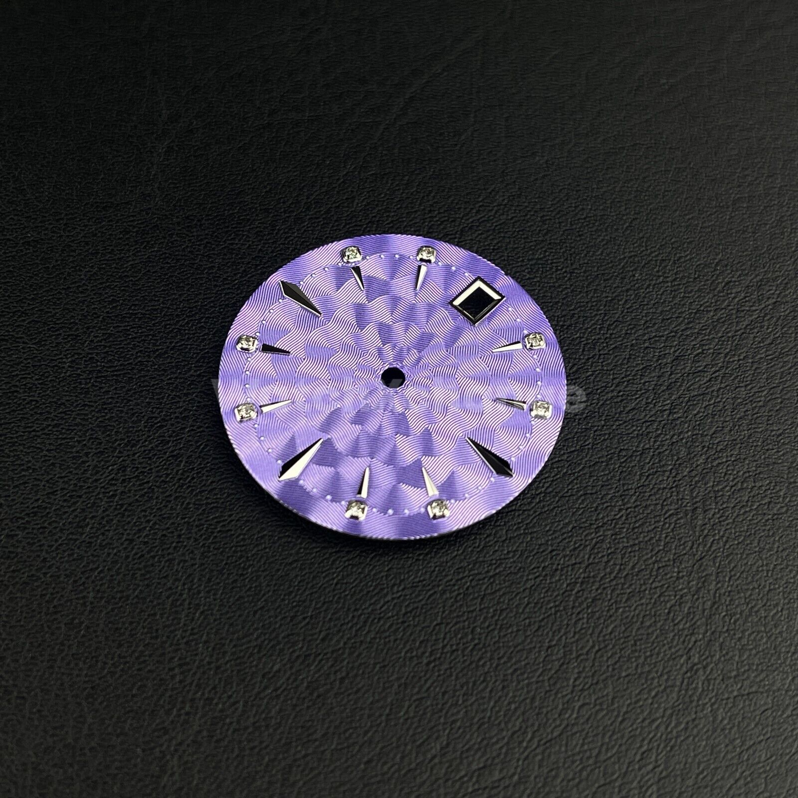 29mm Purple Watch Dial Face Radial Pattern Diamond Scale for NH35/36 M ...