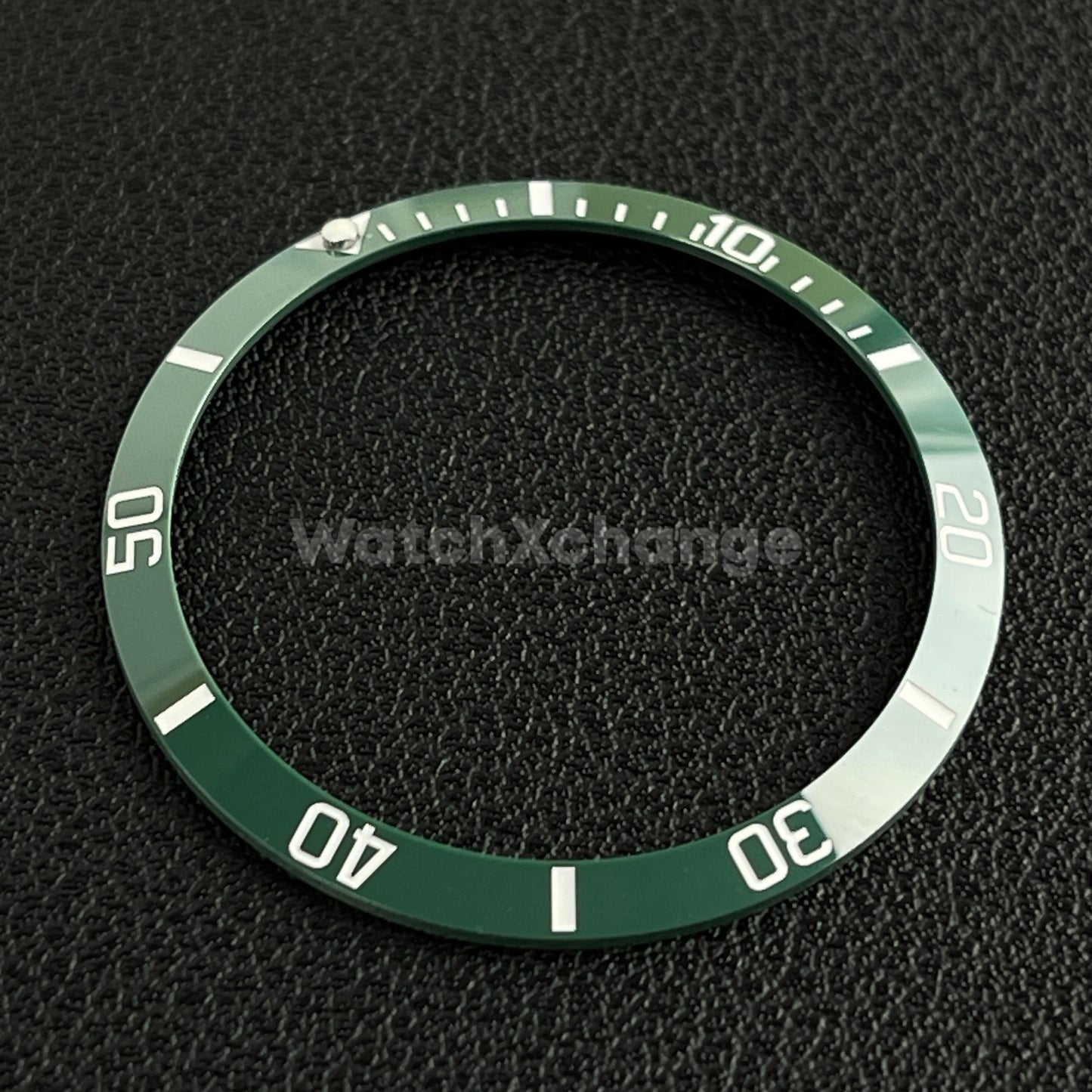 34mm Green & White Ceramic SUB Bezel Insert For Seiko Rolex Tudor Divers Watch