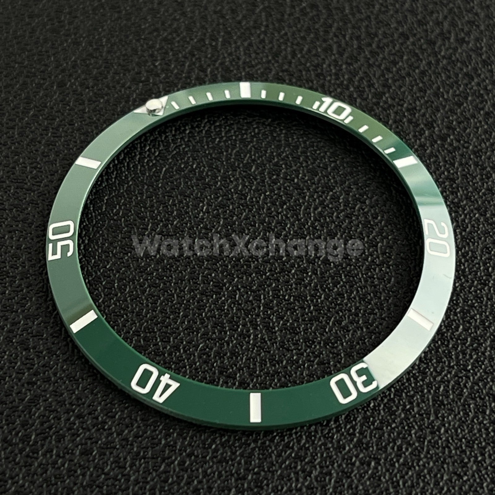 34mm Green & White Ceramic SUB Bezel Insert For Seiko Rolex Tudor Divers Watch