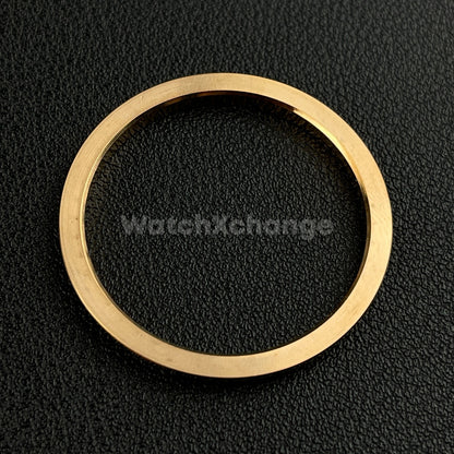 Rose Gold Curved Gemstone Stainless Steel Watch Bezel Insert Ring 36mm 39mm