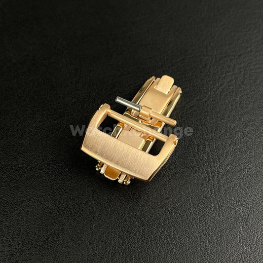 20mm Rose Gold Stainless Steel Deployment Folding Clasp for Richard Mille RM