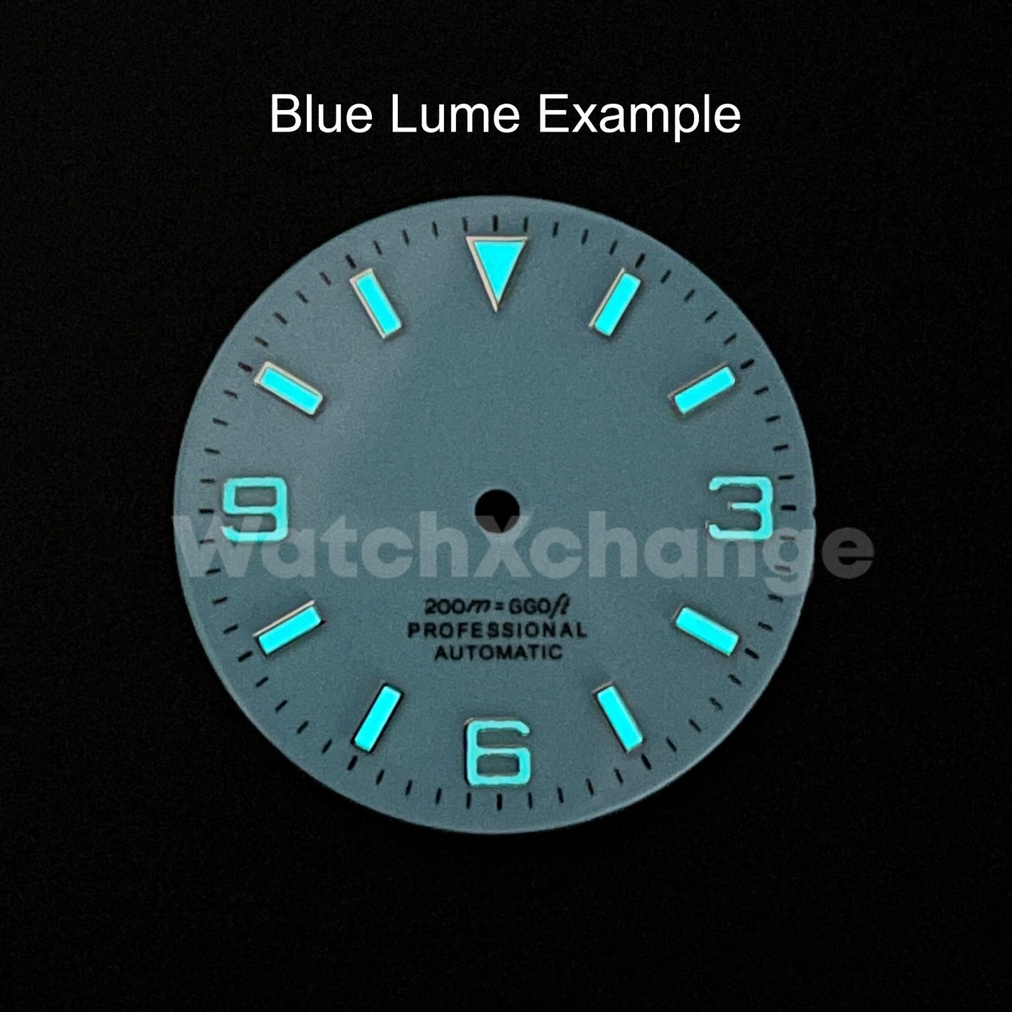 29mm Dark Blue Watch Dial for SEIKO NH35 NH36 Watch Movement Parts