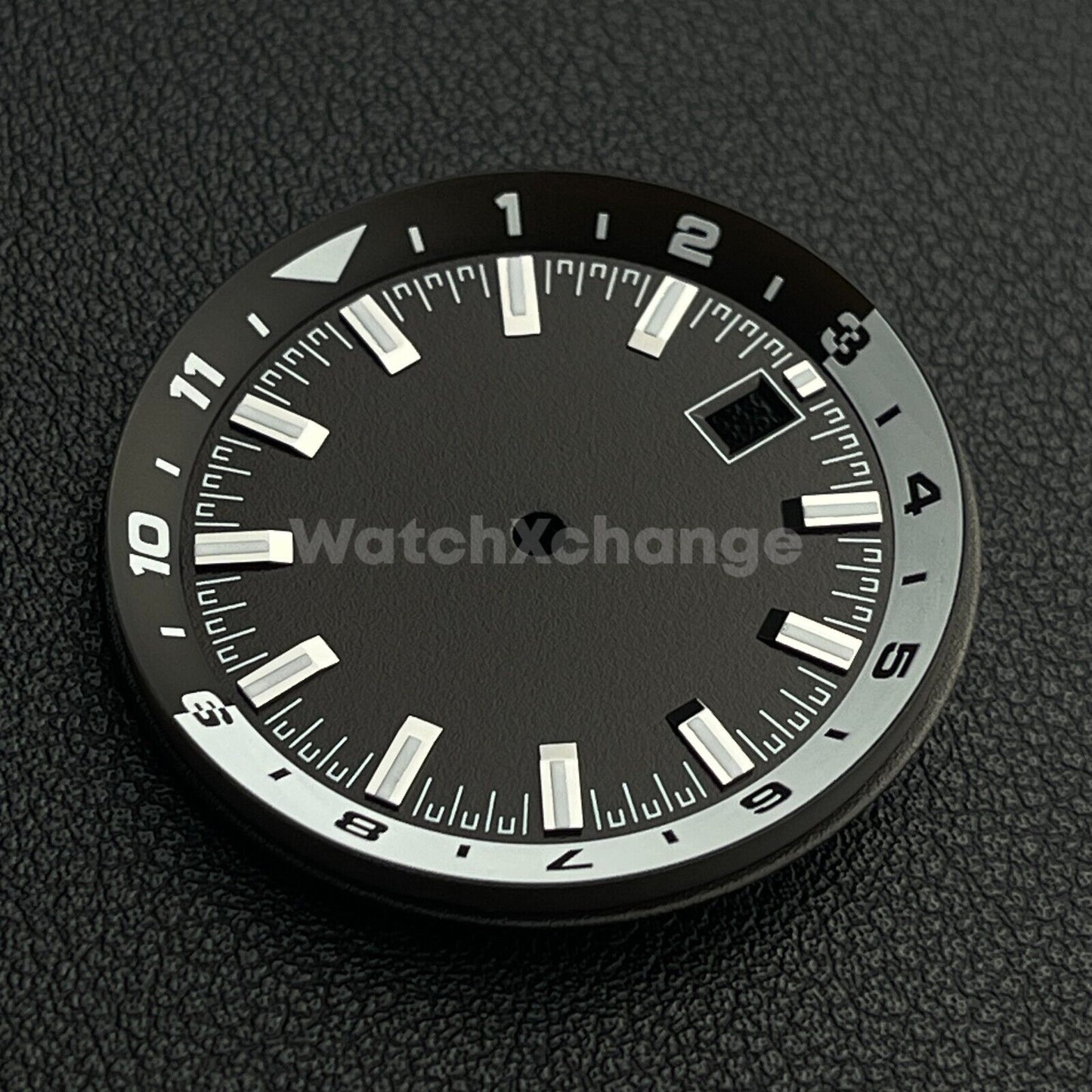 36.5mm Brown & White Watch Dial for SEIKO NH35 NH35A Watch Movement