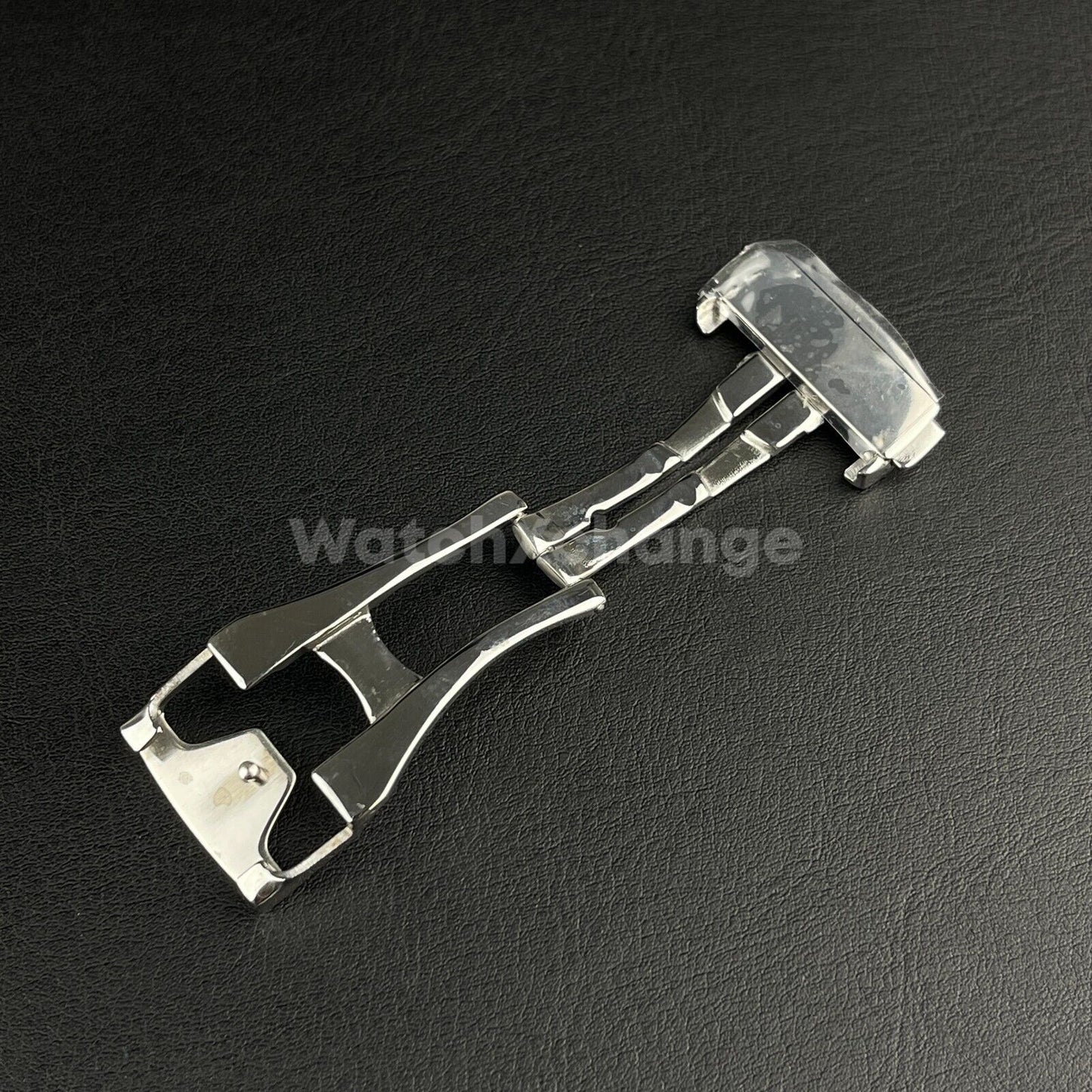 Silver Stainless Steel Deployment Clasp For Omega Seamaster Watch 16 18 20mm