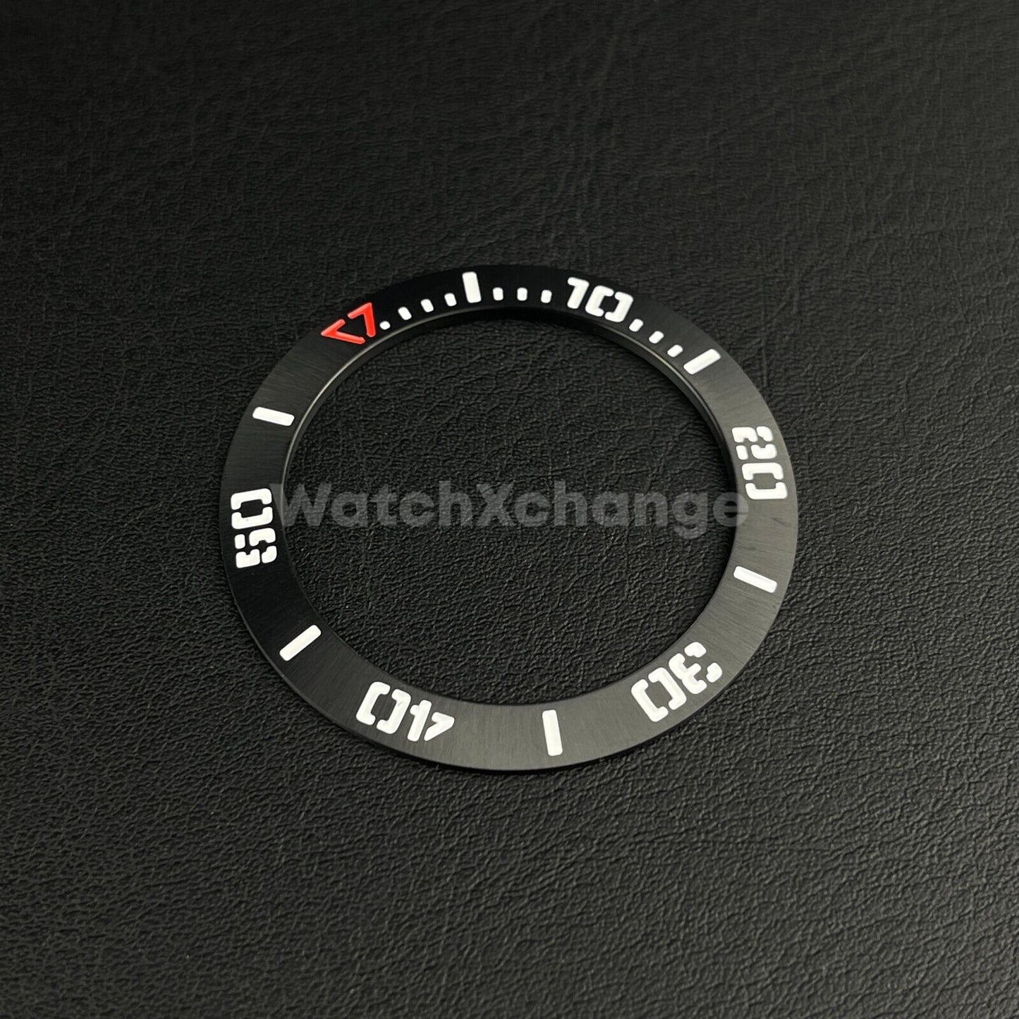 41mm Black & White Stainless Bezel Insert Fits Seiko King Prospex Samurai SRPF