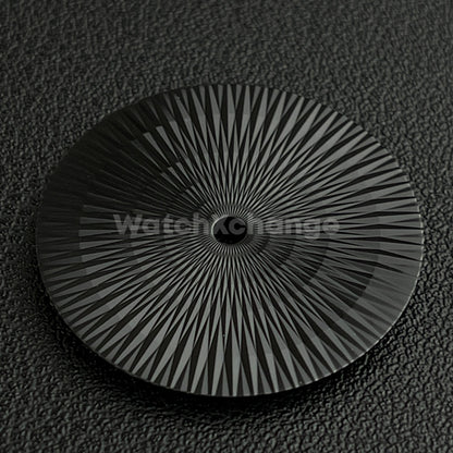 28.5mm Black Radial Texture Watch Dial Face for SEIKO NH35 NH36 Movements