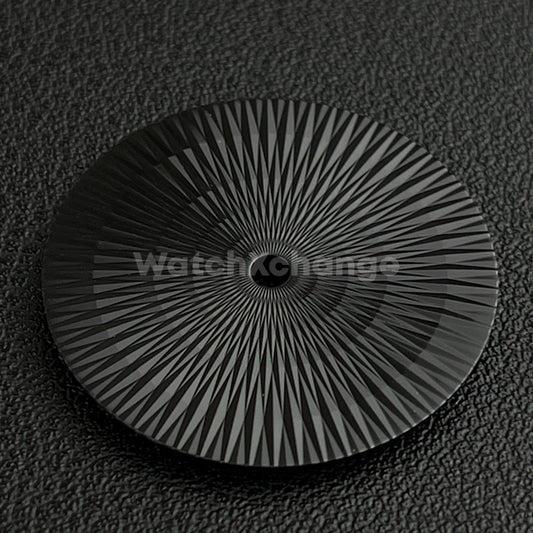 28.5mm Black Radial Texture Watch Dial Face for SEIKO NH35 NH36 Movements