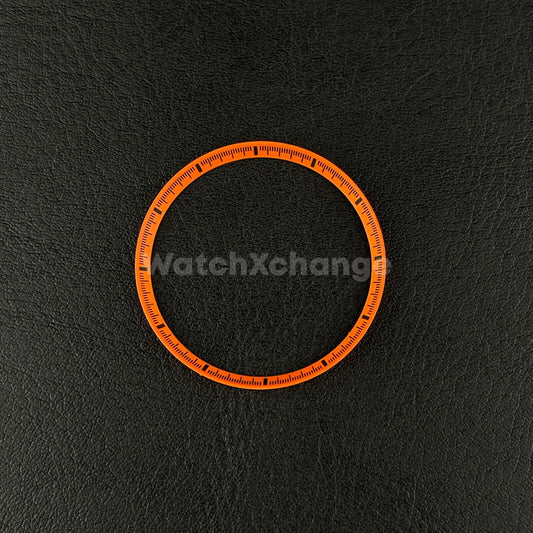 Orange & Black Chapter Ring for Seiko SKX007 SRPD & Mod Watches 30.5mm NH36 NH35