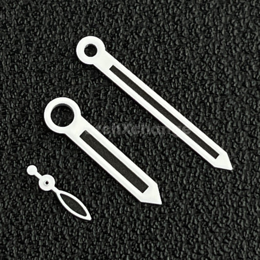 White & Black Arrow Watch Hands For ETA 6497/6498 Seagull ST3600/ST3620 Movement