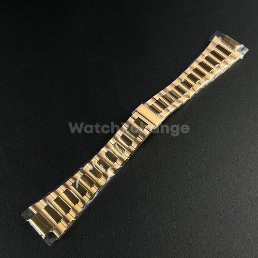 Rose Gold Steel Watch Band Fit For Patek Philippe Nautilus 5711/5726 Strap 25mm