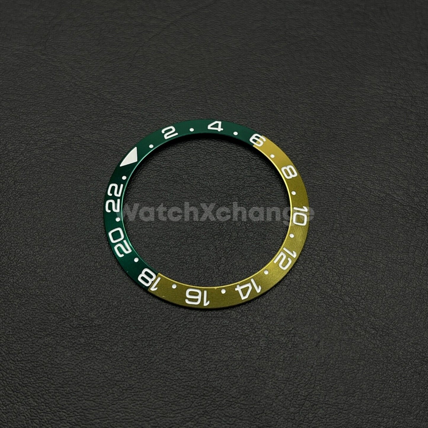 38mm Metal Bezel insert For Divers Watch Rolex GMT Seiko SKX SRPD Green Yellow