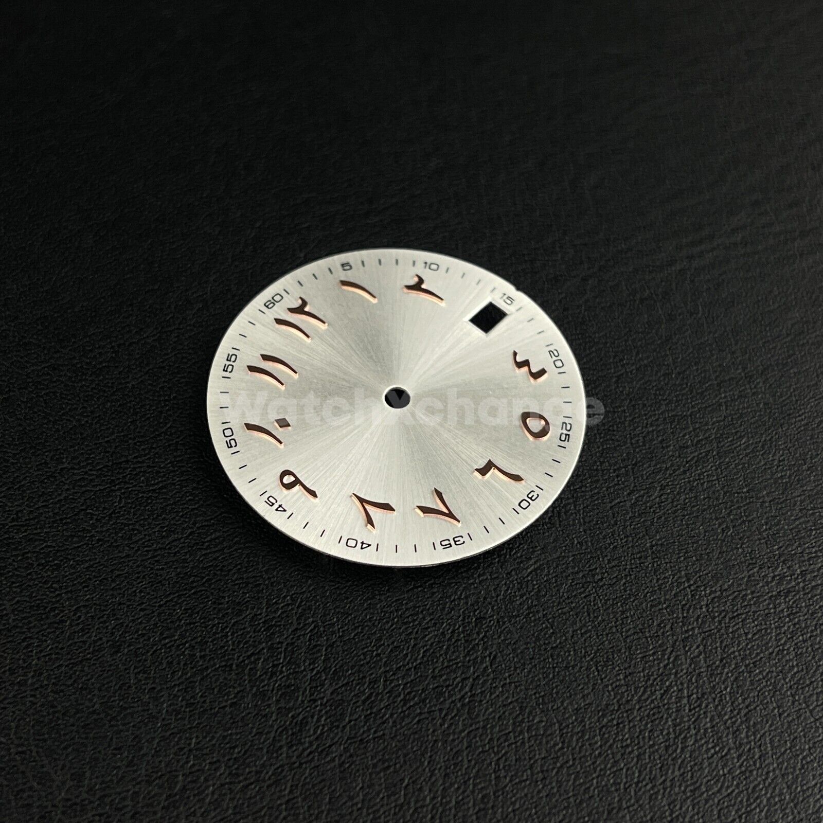 28.5mm Silver Rose Gold Arabic Watch Dial NH35 NH36 Movement Professional