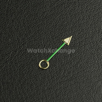 12.5mm GMT Watch Hand Alarm Hand Green Luminous Watch Hands for NH34 Movements