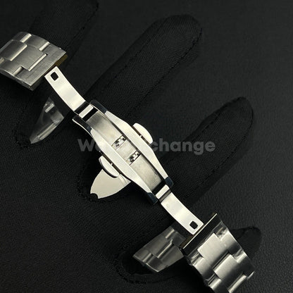 39mm Pilot Stainless Steel Sapphire Glass Mens Watch Case Fits NH34/NH35/NH36