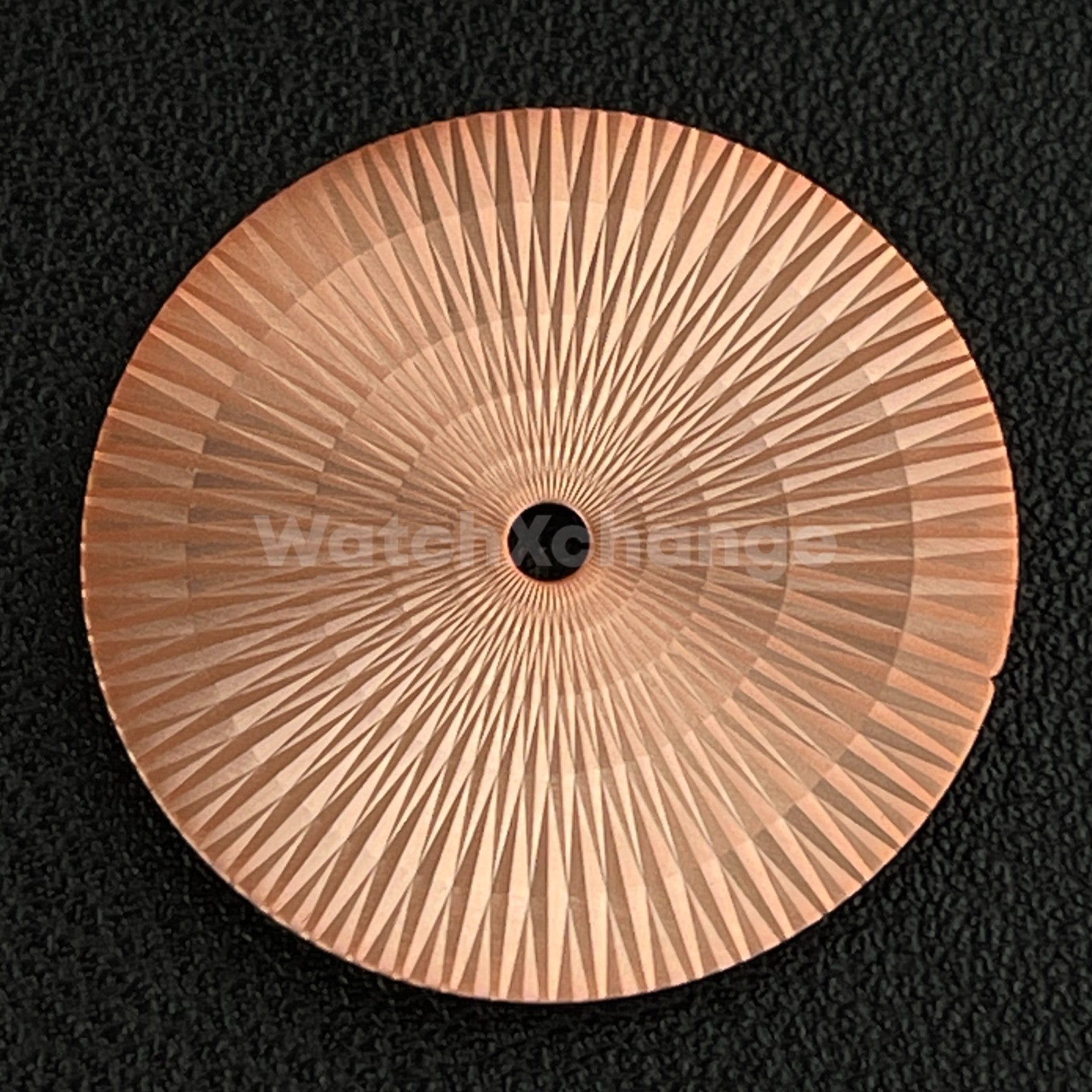 28.5mm Rose Gold Radial Texture Watch Dial Face for SEIKO NH35 NH36 Movements