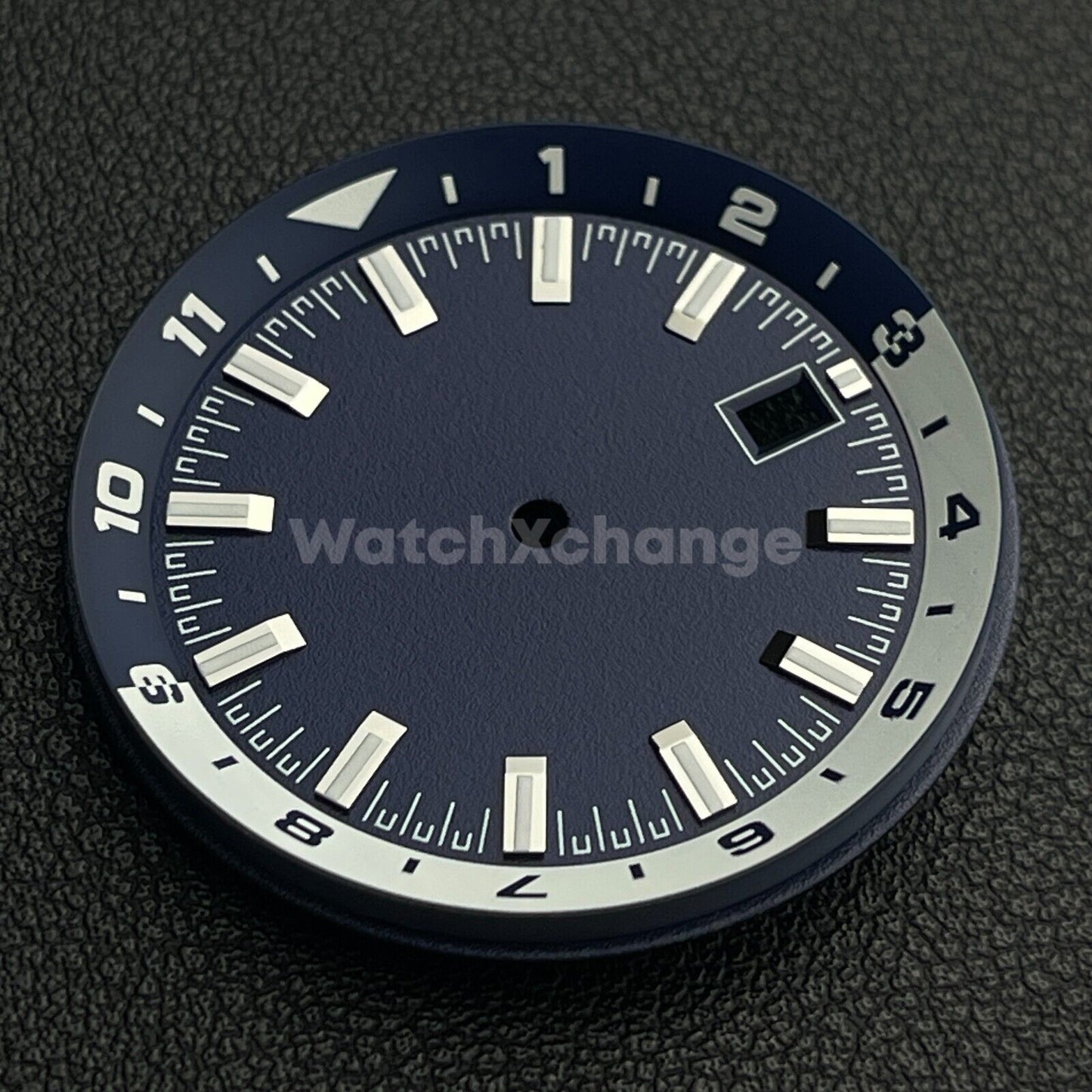 36.5mm Blue & White Watch Dial for SEIKO NH35 NH35A Watch Movement