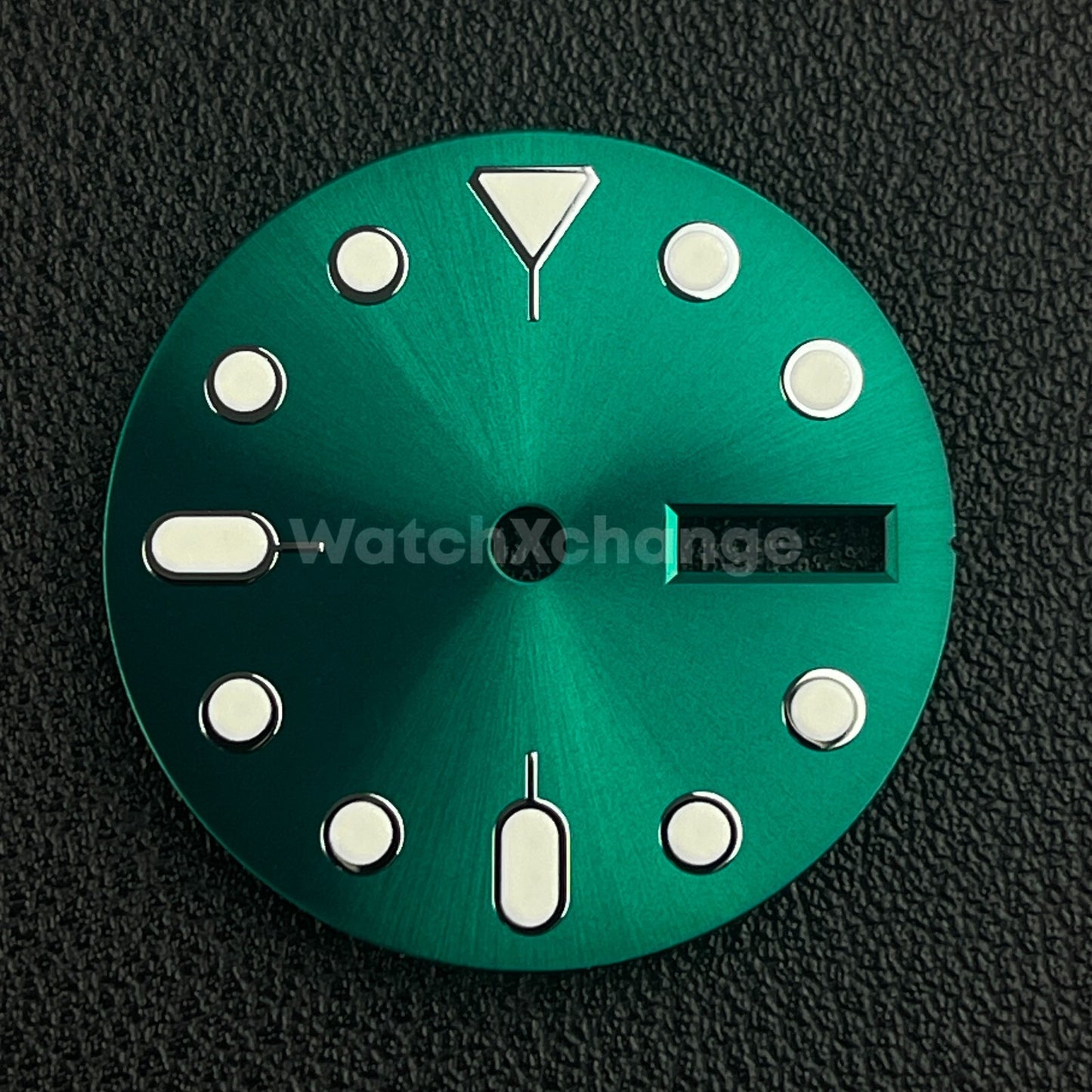 28.5mm Green & White Watch Dial Face for SEIKO NH36 Movement