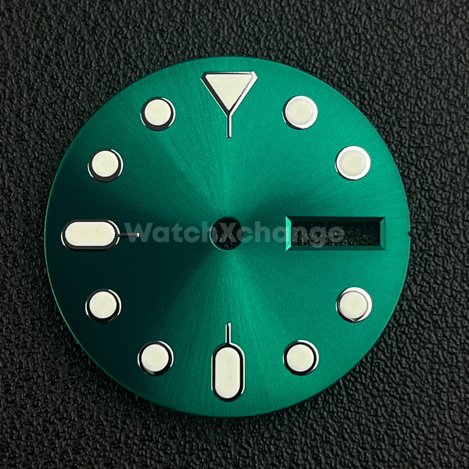 28.5mm Green & White Watch Dial Face for SEIKO NH36 Movement
