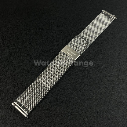 Silver Milanese Mesh Watch Strap Band Stainless Metal Quick Release 18mm - 24mm