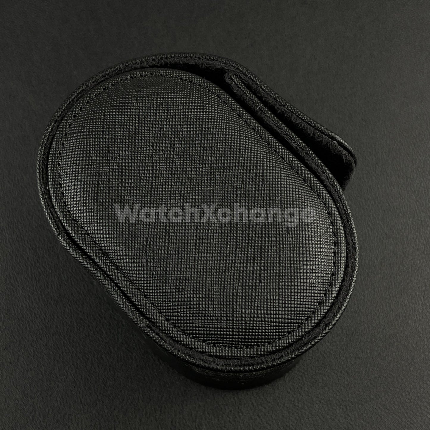 Black Luxury Watch Storage Case Portable Travel Leather Watch Handmade Case