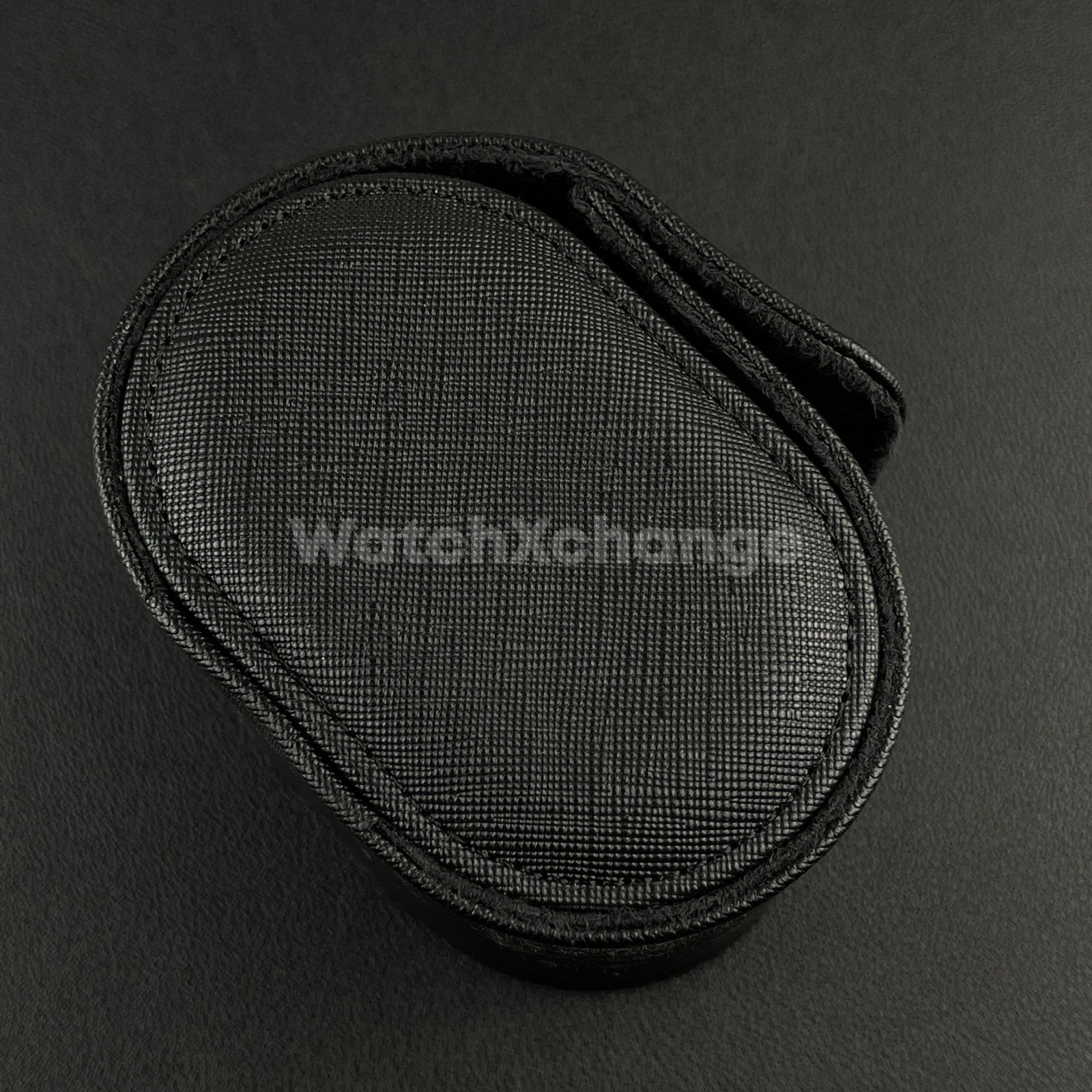 Black Luxury Watch Storage Case Portable Travel Leather Watch Handmade Case