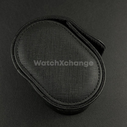 Black Luxury Watch Storage Case Portable Travel Leather Watch Handmade Case