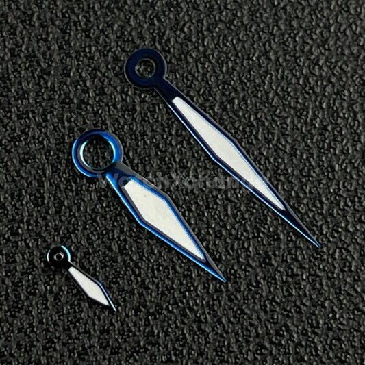Blue Diamond Watch Hands For ETA 6497/6498 Seagull ST3600/ST3620 Movements